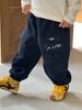 Pantalones de Forro Polar para Niños, Nuevo Estilo Otoño e Invierno 2025, Pantalones Deportivos Gruesos y Cálidos para Niños, Pantalones Casuales tipo Jogger para Bebé