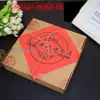 Estilo Chino Estampado Vintage Caja de Empaque Tradicional para Pastel de Luna Caja para Pasteles Chinos Una Jin Caja de Regalo Portátil Papel Kraft