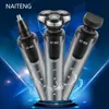 NAITENG Afeitadora Eléctrica Flotante Inteligente de Tres Cabezales Giratorios Carga Rápida Maquinilla de Afeitar para Hombre 806