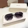 Gafas de Sol de Media Montura Teaming para Hombre para Conducir Anti-ultravioleta Gafas de Sol Cuadradas Popular en Internet Cara Grande Ojos Personalidad a la Moda