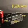 Oferta Especial Termo Transparente de Acrílico Taza de Agua Bebida Vino Tinto Soporte de Exhibición Plexiglás Fila Accesorios