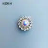 Fivela de sapato atacado sapatos com furo fivela inferior de sapato acessórios DIY sapatos bolha sapatos com furo fivela para sapatos de jardim tendência da moda