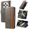 Funda para Teléfono Móvil Oppo Reno14/13/12/11/10/9/8 Pro, Funda de Cuero Magnética con Tapa Antirrobo