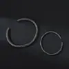 Pulseira "Wu Teng" Masculina Anel de Mobius Acessórios de Moda Retrô Nicho Simples Aberto Pulseira Avançada Atacado