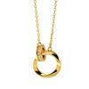Collar de Plata de Ley 925 Colgante Mobius Cadena para Suéter Versátil Lujo Ligero Ins Accesorios Femeninos Joyería Gama Alta Venta al Por Mayor