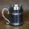 Copo Criativo de Aço Inoxidável, Caneca Personalizada Retrô, Caneca de Bar de Grande Capacidade, Caneca de Cerveja com Aparência Premium, Caneca de Whisky