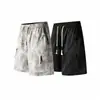 Shorts Casuais Bordados Tie-Dye Calças de Cinco Pontos Masculinas Roupas Externas Masculinas Cruzamento de Fronteira Tamanho Grande Plus Size Atacado