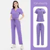 Nueva Ropa de Trabajo Quirúrgica para Enfermera y Doctor de Comercio Exterior Uniforme de Trabajo Traje de Cirugía Pantalones de Cirugía para Quirófano Conjunto de Pantalones Rectos