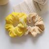 Elástico de Cabelo Laço de Veludo Outono e Inverno Cor Doce Corda de Cabeça Anel de Cabelo Ins Coreano Bola Doce Elástico de Cabelo