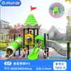 Conjunto Combinado de Escorregador Externo para Jardim de Infância, Comunidade Infantil, Instalações de Playground em Parques, Balanço Escalada, Escorregador Personalizado