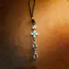 Estilo Étnico Chino Aleación Vajra Llavero Colgante Decoración Accesorio para Bolso Adorno Metálico Pequeño Regalo Venta al por Mayor
