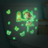 Mg-Ym034 Lámpara de Noche Luminosa de Dibujos Animados Adhesivo para Baño Inodoro Venta al por Mayor Autoadhesivo