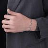 Pulseira de joia anel Mobius de prata da moda para homens e mulheres atacado diy como presente para amigos namoradas