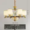 Nuevo Candelabro de Madera Maciza Estilo Chino, Candelabro Estilo Chino para Sala de Estar, Lámpara de Comedor Simple Moderna Estilo Antiguo de Cobre Puro, Lámpara para Villa