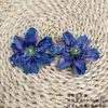 Simulación Flores de Begonia Impresas en 3D DIY Tela de Seda Flores Artificiales Adorno para el Cabello Pasador Paquete de Materiales de Flores Adornos Pequeños para Fotografía del Hogar