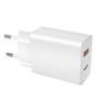 Carregador de Porta Dupla Ce/Uk/Fcc é Adequado para Celulares Apple Carregamento Rápido Pd Porta Dupla 20W Certificado para Celular Plugue de Carga Rápida