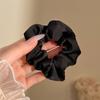 Goma para el pelo floral fresca y sencilla para mujer, Goma para el pelo de encaje con lazo, Accesorio para el pelo con estampado estilo ballet para venta al por mayor