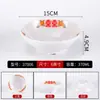 Vajilla Tradicional para Hot Pot Estilo Ciudad de Melamina, Platos Pequeños Especiales, Tripa, Intestinos de Pato, Bol para Sangre de Pato, Bol Azul con Línea Retro para Hot Pot de Chongqing