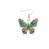 Venta Caliente Transfronteriza Pendientes Acrílicos 2D de Mariposa Colorida Retro Pendientes Exquisitos de Regalo para Niñas Nuevos Productos de Primavera y Verano