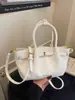 Bolsa Cesta de Vegetais Vintage Fosca para Mulheres, Bolsa de Mão Versátil de Alta Qualidade, Bolsa Nuvem, Nova Bolsa de Ombro Transversal Bolinho 2025