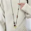 Nuevo Collar de Plata con Caballo Estilo Chino para Mujer, Cadena Larga de Suéter Exquisita de Lujo de Gama Alta Tendencia de Accesorio del Año Zodiacal 2026