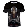 Camiseta de Caballero Templario para Hombre Camiseta Impresión 3D Caballero Temp