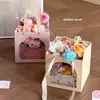 Dia das Mães Dia da Mulher Bolsa de Exibição Portátil Caixa de Arranjo de Flores Jardim de Primavera Fresca Presente de Feriado Aconchegante Atacado