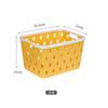 Organizador de Juguetes para Niños de Preescolar Cesta de Almacenamiento Plástico PP Patrón de Diamante Cesta de Almacenamiento Rectangular Marco de Pan