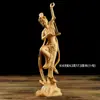 Talla de Boj Imagen de Dama Voladora de Dunhuang Belleza de Dunhuang Accesorios de Oficina Clásicos Chinos Talla Tridimensional Atmosférica