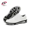 Zapatos de Golf Fuli Sports Venta Directa, Estilo Caballero, Tacos Fijos, Material Superfibra Impermeable Zapatos de Golf