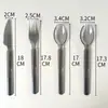 Set de cubiertos de plástico desechables, empaquetados individualmente, para uso comercial, apto para llevar y catering, incluye cucharas para pastel y postre reforzadas