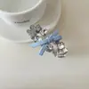 Piranha de Cabelo de Alta Qualidade Estilo Coreano com um Lindo Laço de Pérola, Strass Ultra Brilhantes, Presilha de Cabelo de Luxo Leve, Presilha de Franja de Nicho Fashion e Tendência