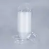 Tazón Desechable Paquete Comercial para Llevar Caja Redonda de Plástico Espeso con Tapa Fiambrera para el Hogar Resistente a Altas Temperaturas Microondas