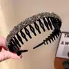 Diadema para Mujer, Adecuada para el Uso Diario, con un Toque de Lujo, Lujo Ligero, Específicamente para Lavarse la Cara, Diseño de Corona Alta, Versátil, No Tira del Cabello, Accesorio para el Cabello