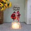 Venta Caliente Transfronteriza Creativo Papá Noel Acrílico LED Señal Luminosa Luz de Vela Decoración Festiva Luz Decorativa Venta al por Mayor