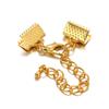 Juego de Cadenas de Extensión con Cierre de Langosta para Manualidades Conector de Extremo de Cordón de Correa Hebilla Clip Accesorios Venta al por Mayor