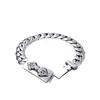 Pulsera de Hueso de Dragón Vajra Estilo Étnico para Hombres, Pulsera de Mano Versátil Tejida de Plata Tailandesa de Moda Inspirada en lo Retro Personalizable