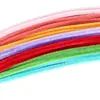 Paquete de Materiales para Ramo de Palitos Retorcidos Hecho a Mano DIY Preescolar Hecho a Mano Palitos Retorcidos de Color Mixto Tiras de Lana de Colores Macarrón
