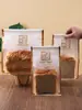 Bolsa de Embalaje para Pan Tostado 250/450g Bolsa para Pan Horneado Firma Bolsa de Embalaje para Pan Tostado Rebanado Fresco Bolsa de Papel Auto-Sellante