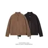 Otoño 2026 Nuevo Estilo Coreano Moda Tendencia Chaqueta Abrigo Gama Alta Simple Talla Grande Marca Tendencia Top Tendencia Juvenil