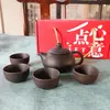 Juego de Té 7 Piezas Set Regalo para Eventos Festival Regalo de Acompañamiento Regalo de Inauguración Tienda Regalo Red Popular Barato Regalo Práctico