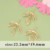Venta Caliente Transfronteriza Chapado en Cobre Oro Real de 18 Quilates Hecho a Mano Anillo Individual Pendientes de Horquilla para el Cabello Pulsera Collar Accesorios de Joyería DIY