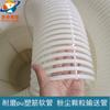 Manguera Reforzada de PU, Material Resistente al Desgaste, Tubo para Transporte de Partículas, Tubo de Succión de Polvo en Pared Interior, Tubo Reforzado de PU, Tubo Espiral, Conducto de Aire