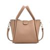 Bolso pequeño tipo cubo para mujer, piel suave, bolso de alta calidad, versátil para otoño e invierno, bolso para niños, bolso de mensajero portátil de verano