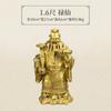Venta al por mayor de adornos de cobre del fabricante, Estatuas de Buda de los Tres Espíritus (Fu, Lu y Shou) pintadas en latón para uso doméstico, Adornos de estatuas de los Tres Espíritus