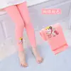2025 Nueva Ropa Exterior para Niñas Primavera y Otoño Leggings Pantalones de Algodón Puro para Niños Mayores Invierno Térmico Cepillado de Felpa Fina