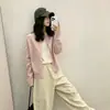 Cardigã redondo bordado floral estilo coreano OEM para mulheres, novo modelo outono e inverno 2026, suave e macio