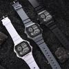 Reloj Electrónico de Fábrica Retro Clásico Cuadrado Luminoso Impermeable Deportivo Delgado Clásico Reloj de Estudiante Mercado del Sudeste Asiático