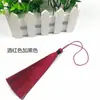 13cm dos colores borla borla borla marcapáginas abanico colgante borla joyería joyería para ropa borla accesorios borla