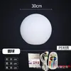 Lâmpada esférica luminosa de LED à prova d'água para exterior, lâmpada decorativa de paisagismo para gramado e pátio, lâmpada esférica de piso, lâmpada de bola redonda